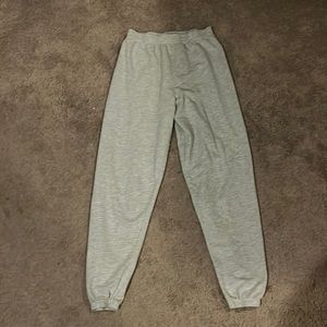 Grey sweatpants